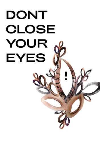 Plakat gegen Rechts von Isabel Schubert