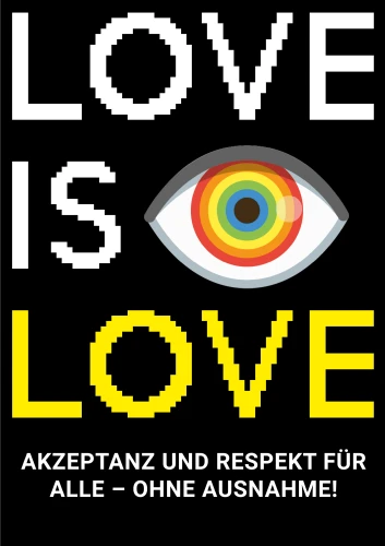 Plakat gegen Rechts von Jakob Fischer