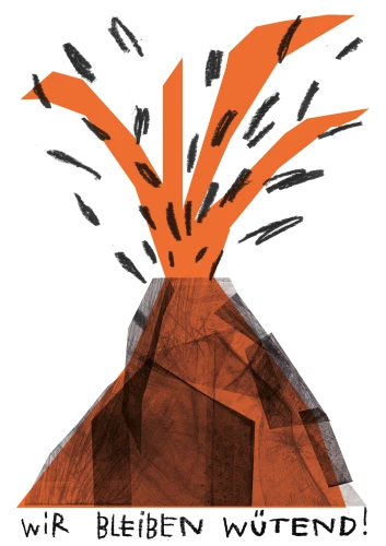 Plakat gegen Rechts von Jill Pastore