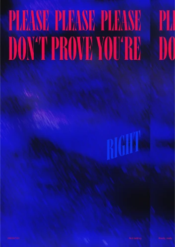 Plakat gegen Rechts von Ann Kristin Delplanque