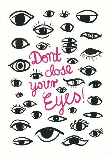 Plakat gegen Rechts von Julia Diamant