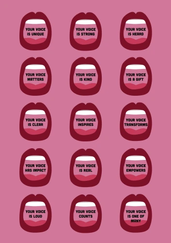 Plakat gegen Rechts von Julia