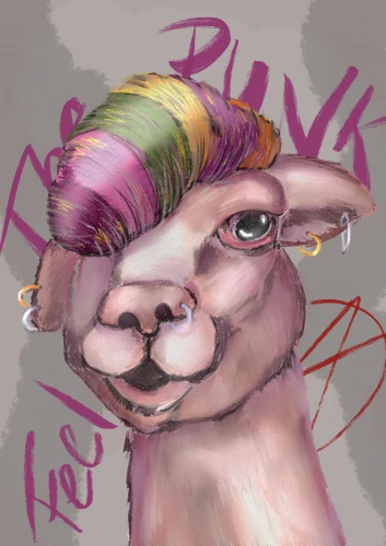 Plakat gegen Rechts von Salzilein