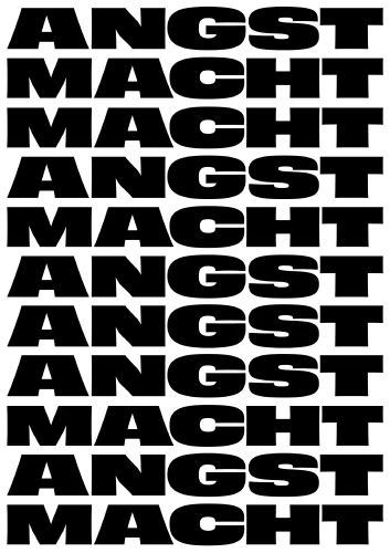 Plakat gegen Rechts von Katharina Frick