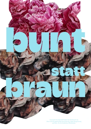 Plakat gegen Rechts von Otterhellmann