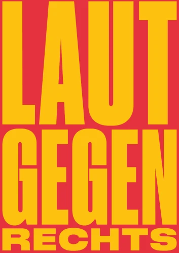 Plakat gegen Rechts von Otterhellmann