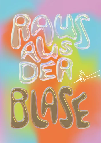 Plakat gegen Rechts von Lea Herzfeld