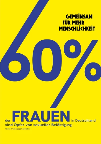 Plakat gegen Rechts von Lina