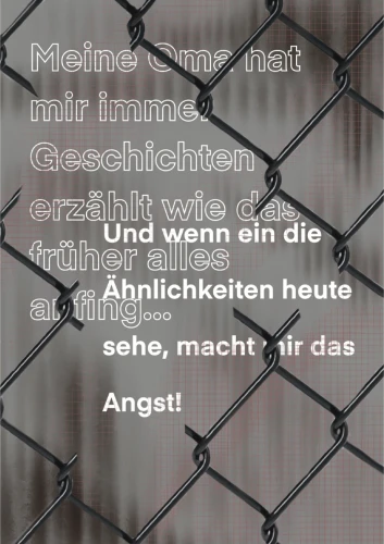 Plakat gegen Rechts von Mareike Hartmann