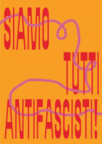 Plakat gegen Rechts von Ise