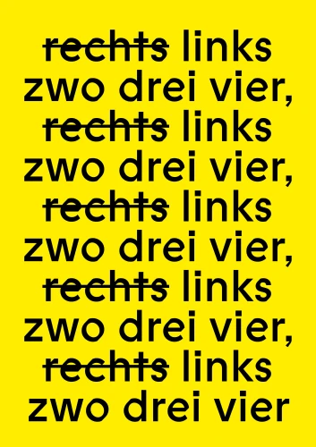 Plakat gegen Rechts von Max Kapp