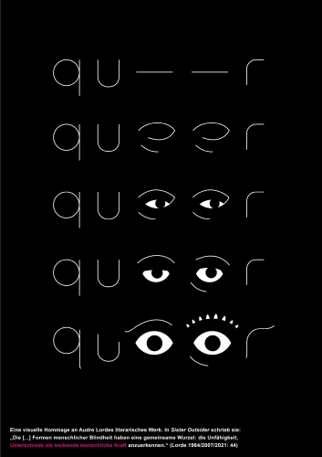 Plakat gegen Rechts von Mona Behfeld, Florian Péus