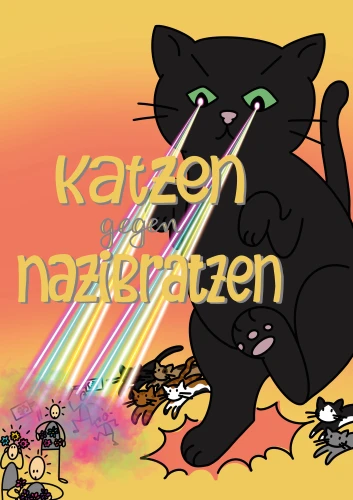 Plakat gegen Rechts von Naninu Nana