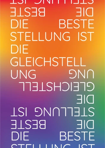 Plakat gegen Rechts von Nadine Zwingel