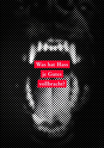 Plakat gegen Rechts von Nicolas Klein