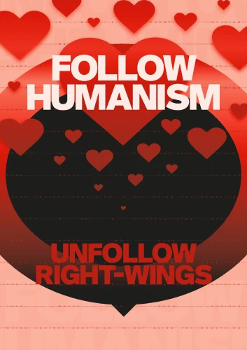 Plakat gegen Rechts von Paul Schmidt