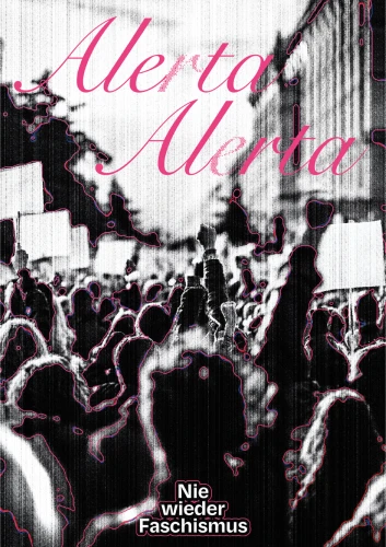 Plakat gegen Rechts von Robin Hoppe