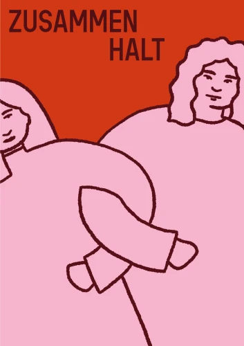 Plakat gegen Rechts von Philine Dorenbusch