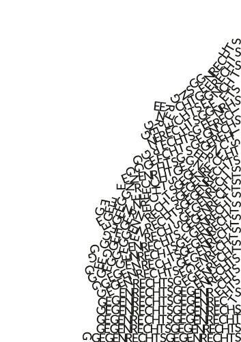 Plakat gegen Rechts von Sahila El Carrouchi