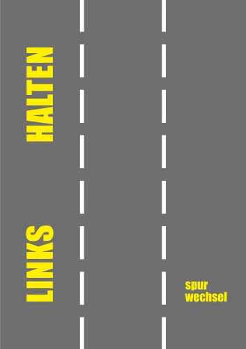 Plakat gegen Rechts von Sandra Tammery