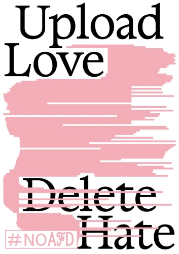 Plakat gegen Rechts von Tilo Pentzin