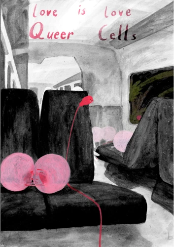 Plakat gegen Rechts von Yara Jakobs