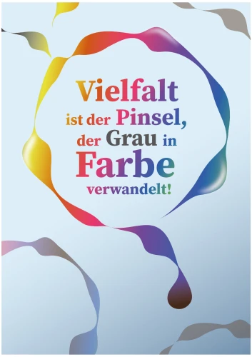 Plakat gegen Rechts von Annika Hildegard