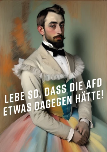 Plakat gegen Rechts von Sarah Hensmann