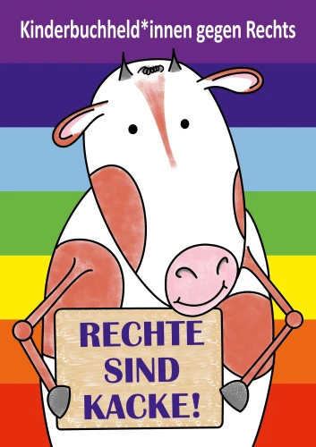 Plakat gegen Rechts von Sascha Bruns