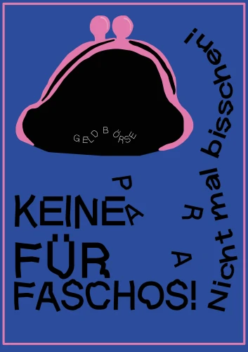 Plakat gegen Rechts von Shajiillu