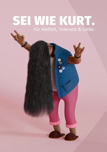 Plakat gegen Rechts von Sebastian Murrer