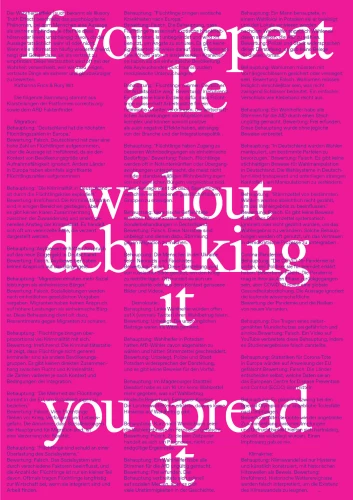 Plakat gegen Rechts von StudioRoryWitt