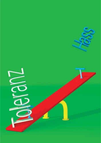 Plakat gegen Rechts von StudioRoryWitt