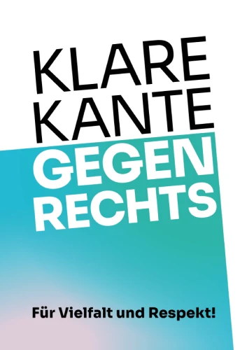 Plakat gegen Rechts von svenjassomething