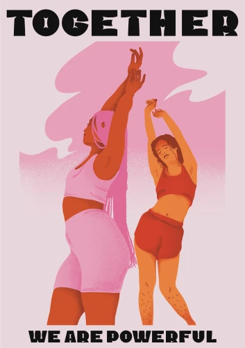 Plakat gegen Rechts von Antonia Vögeli