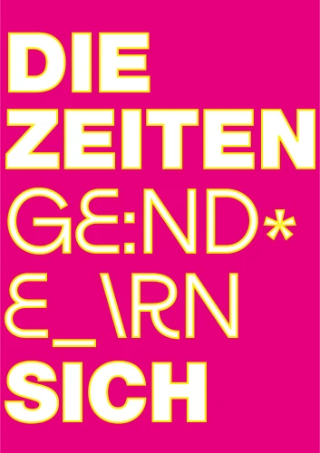 Plakat gegen Rechts von Tilla Borner