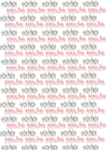 Plakat gegen Rechts von Tilla Borner