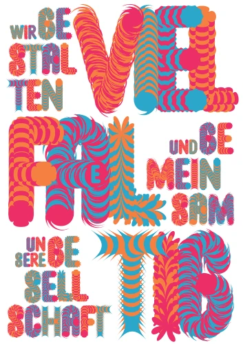 Plakat gegen Rechts von Yui Yamagishi