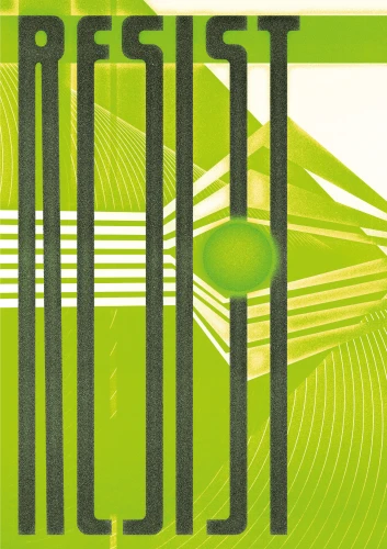 Plakat gegen Rechts von Benjamin Kantschieder