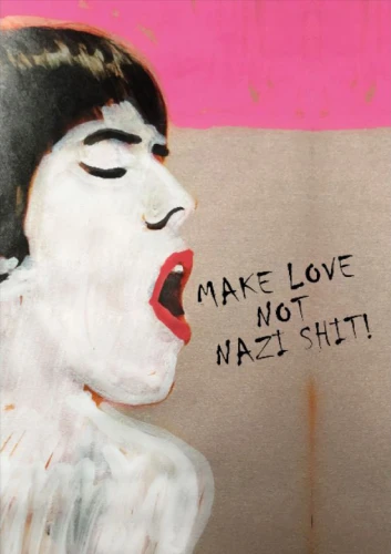 Plakat gegen Rechts von polymorphin