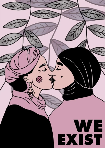 Plakat gegen Rechts von Yeliz Çetin