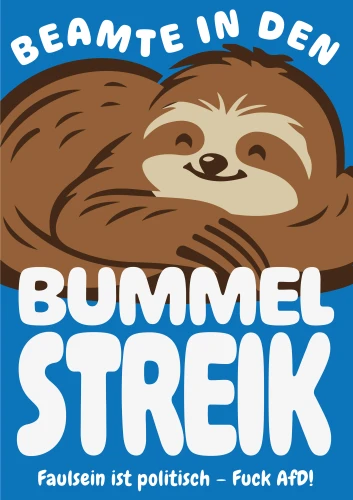 Plakat gegen Rechts von Kevin Groß