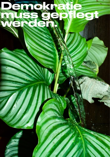 Plakat gegen Rechts von Anonym