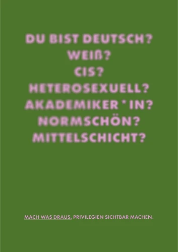 Plakat gegen Rechts von Charlotte Eichelbaum