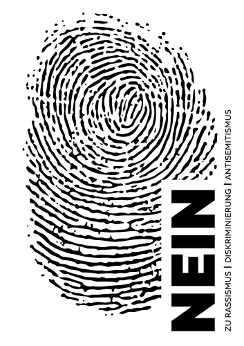 Plakat gegen Rechts von CUBE Kommunikationsagentur