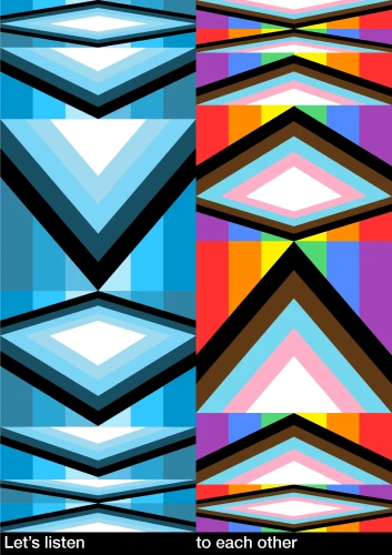 Plakat gegen Rechts von Dominik Kowalczyk