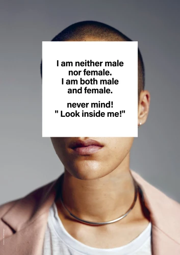 Plakat gegen Rechts von Farshid Abdolkhaleghi