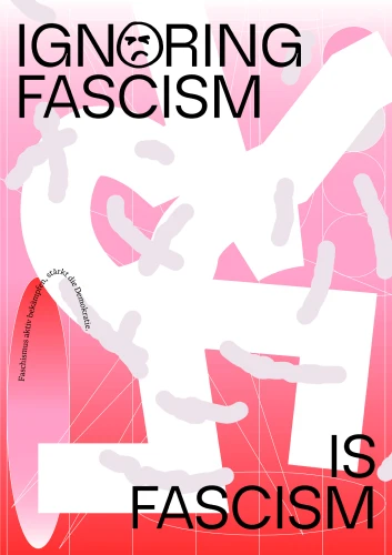 Plakat gegen Rechts von Felix Pötsch