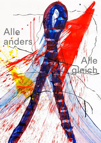 Plakat gegen Rechts von Jaschinski & Weiß