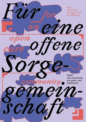 Plakat gegen Rechts von Frida Rempel